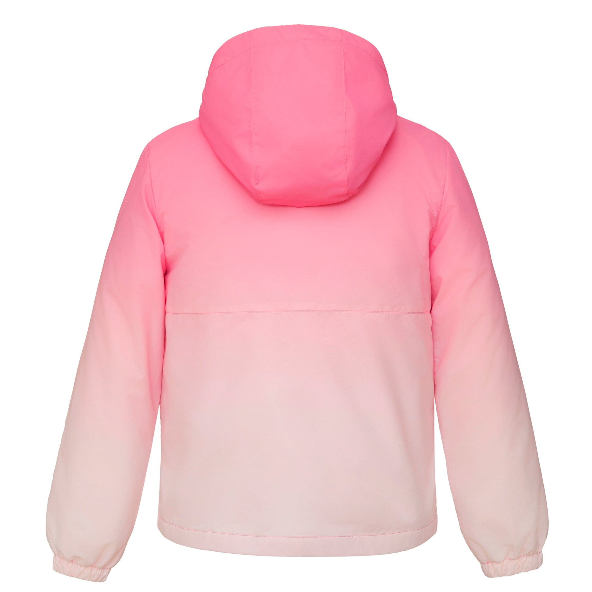 Rokka&Rolla Girls' Fleece Lined Windbreaker Ripstop Water-Resistant Transitional Jacket - Pink Coats & Jackets Rokka&Rolla