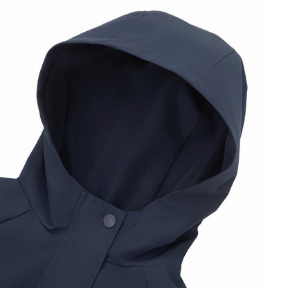 Rokka&Rolla Girls' Water Resistant Lightweight Windbreaker Hooded Transitional Jacket - Navy Coats & Jackets Rokka&Rolla