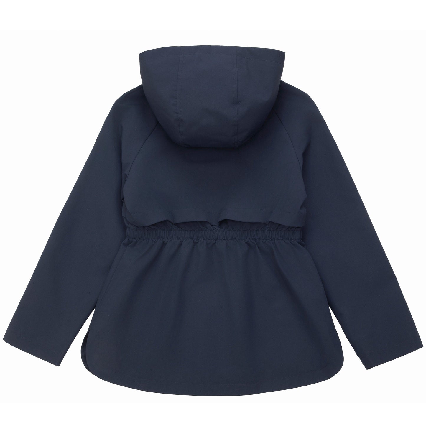 Rokka&Rolla Girls' Water Resistant Lightweight Windbreaker Hooded Transitional Jacket - Navy Coats & Jackets Rokka&Rolla