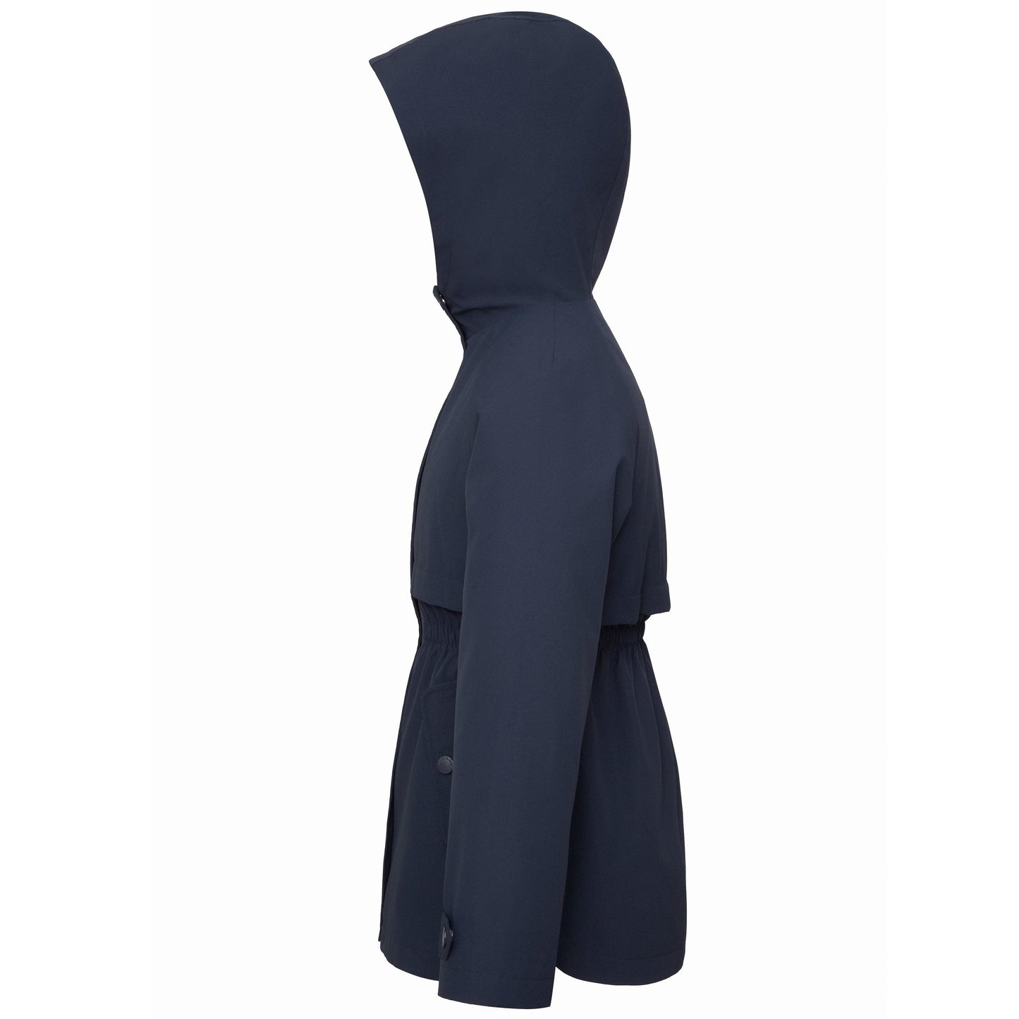 Rokka&Rolla Girls' Water Resistant Lightweight Windbreaker Hooded Transitional Jacket - Navy Coats & Jackets Rokka&Rolla