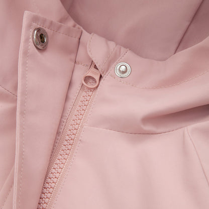 Rokka&Rolla Girls' Water Resistant Lightweight Windbreaker Hooded Transitional Jacket - Pink Coats & Jackets Rokka&Rolla