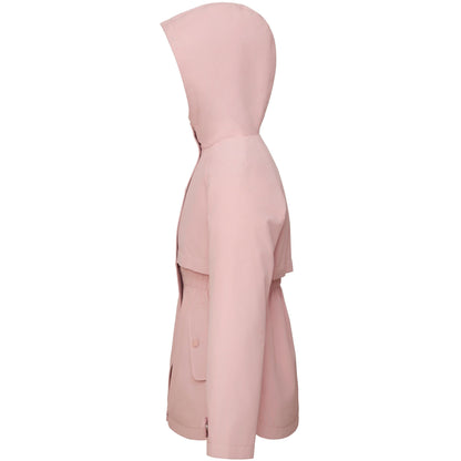 Rokka&Rolla Girls' Water Resistant Lightweight Windbreaker Hooded Transitional Jacket - Pink Coats & Jackets Rokka&Rolla