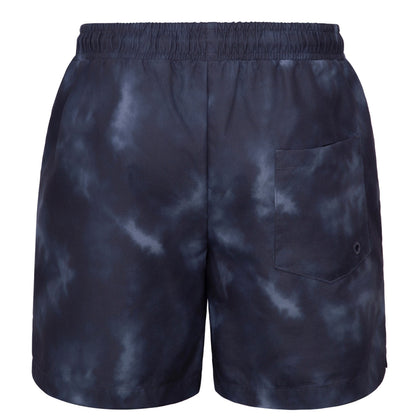 Rokka&Rolla Men's Quick Dry Swim Trunks with Compression Liner 7" Bathing Suit Tie-Dye Board Shorts - Black Wash Rokka&Rolla