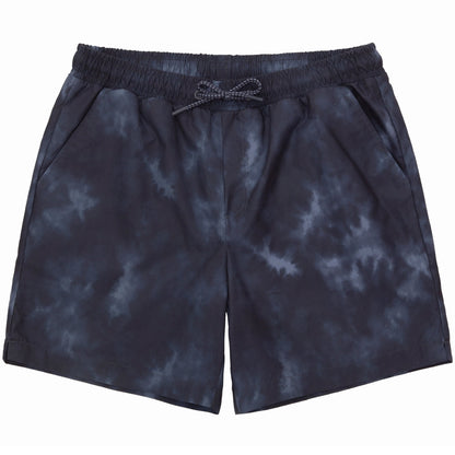 Rokka&Rolla Men's Quick Dry Swim Trunks with Compression Liner 7" Bathing Suit Tie-Dye Board Shorts - Black Wash S Rokka&Rolla