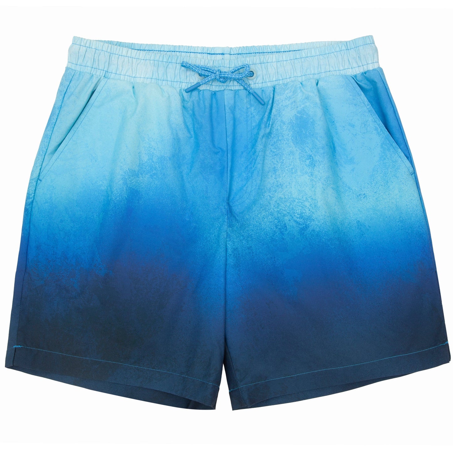 Rokka&Rolla Men's Quick Dry Swim Trunks with Compression Liner 7" Bathing Suit Tie-Dye Board Shorts - Blue Wash S Rokka&Rolla
