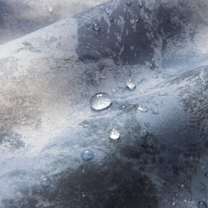 Rokka&Rolla Men's Quick Dry Swim Trunks with Compression Liner 7" Bathing Suit Tie-Dye Board Shorts - Grey Wash Rokka&Rolla