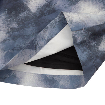 Rokka&Rolla Men's Quick Dry Swim Trunks with Compression Liner 7" Bathing Suit Tie-Dye Board Shorts - Grey Wash Rokka&Rolla