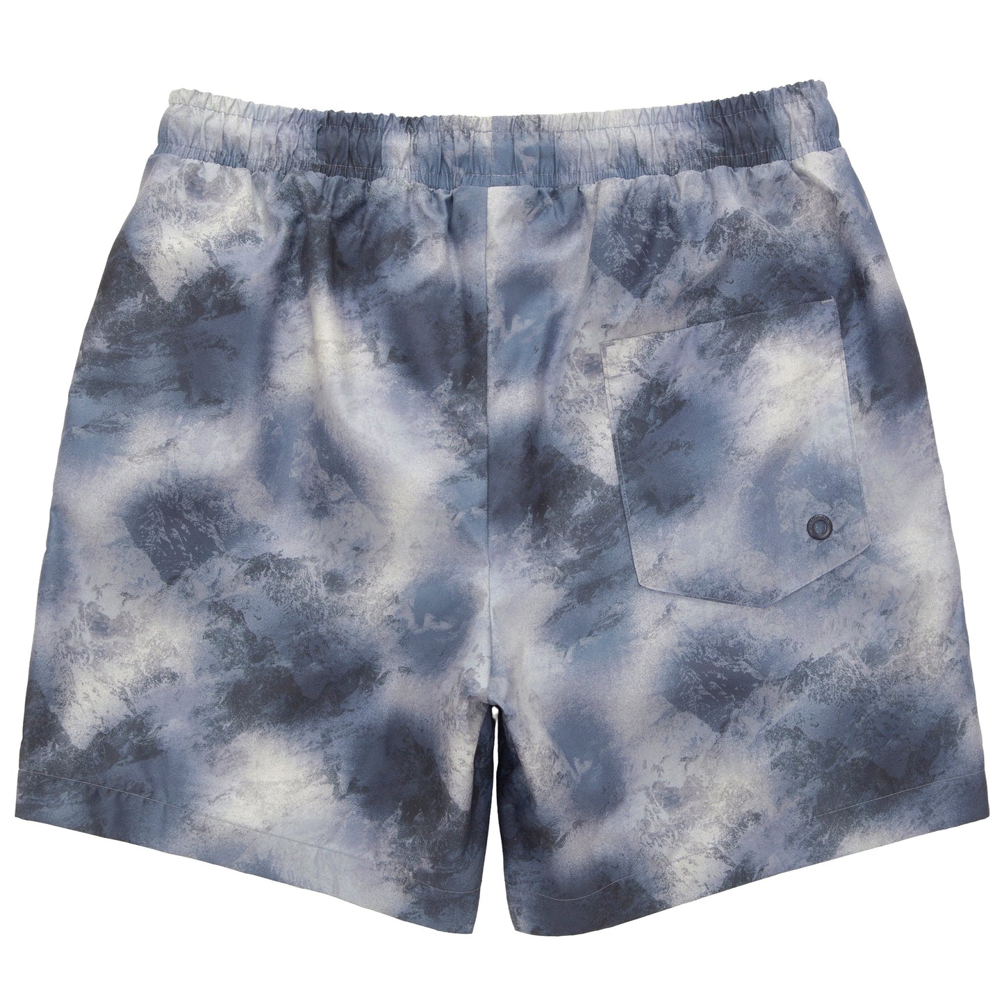 Rokka&Rolla Men's Quick Dry Swim Trunks with Compression Liner 7" Bathing Suit Tie-Dye Board Shorts - Grey Wash Rokka&Rolla