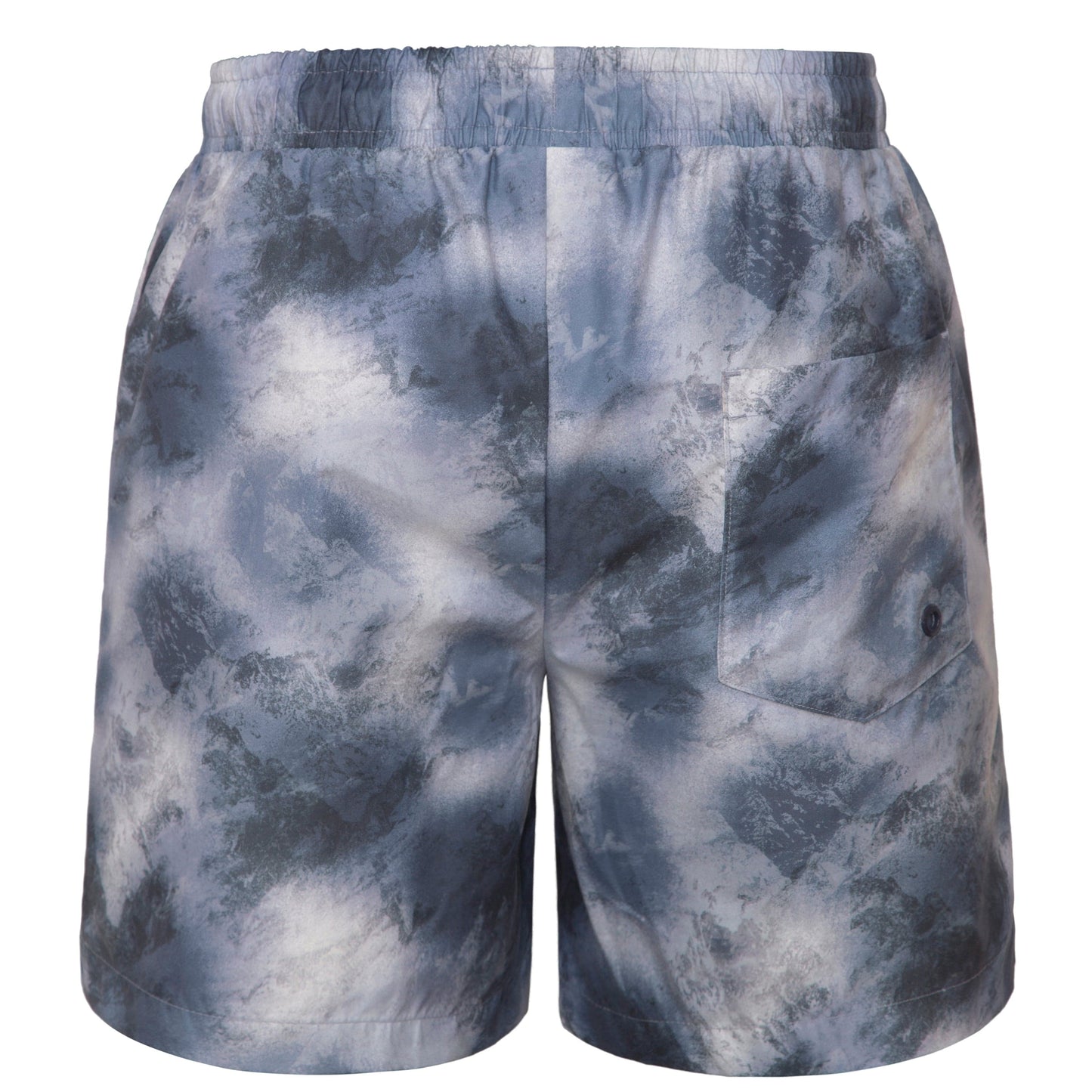 Rokka&Rolla Men's Quick Dry Swim Trunks with Compression Liner 7" Bathing Suit Tie-Dye Board Shorts - Grey Wash Rokka&Rolla