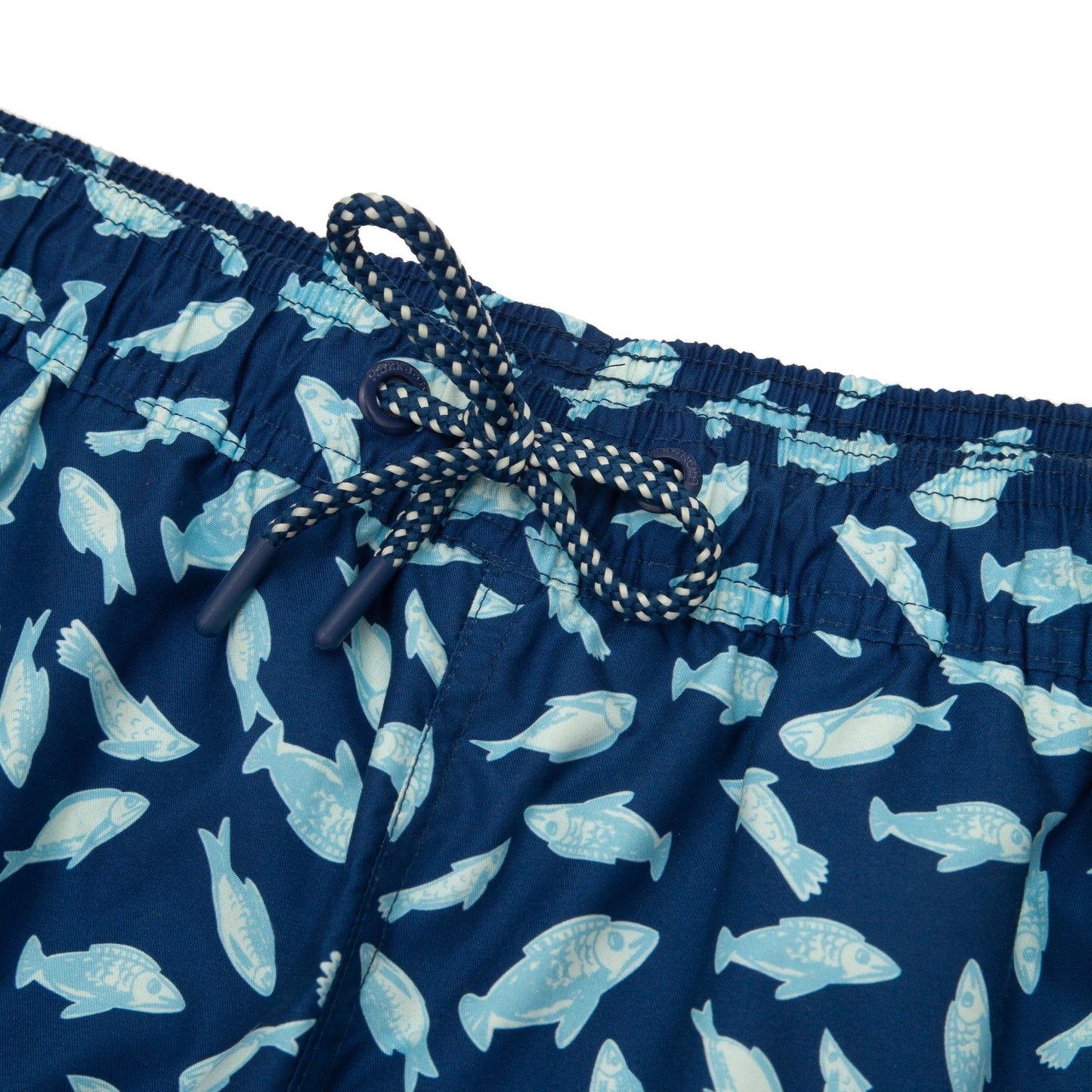 Rokka&Rolla Men's Swim Trunks with Compression Liner 7" Bathing Suit Quick Dry Board Shorts - Ocean Print Rokka&Rolla