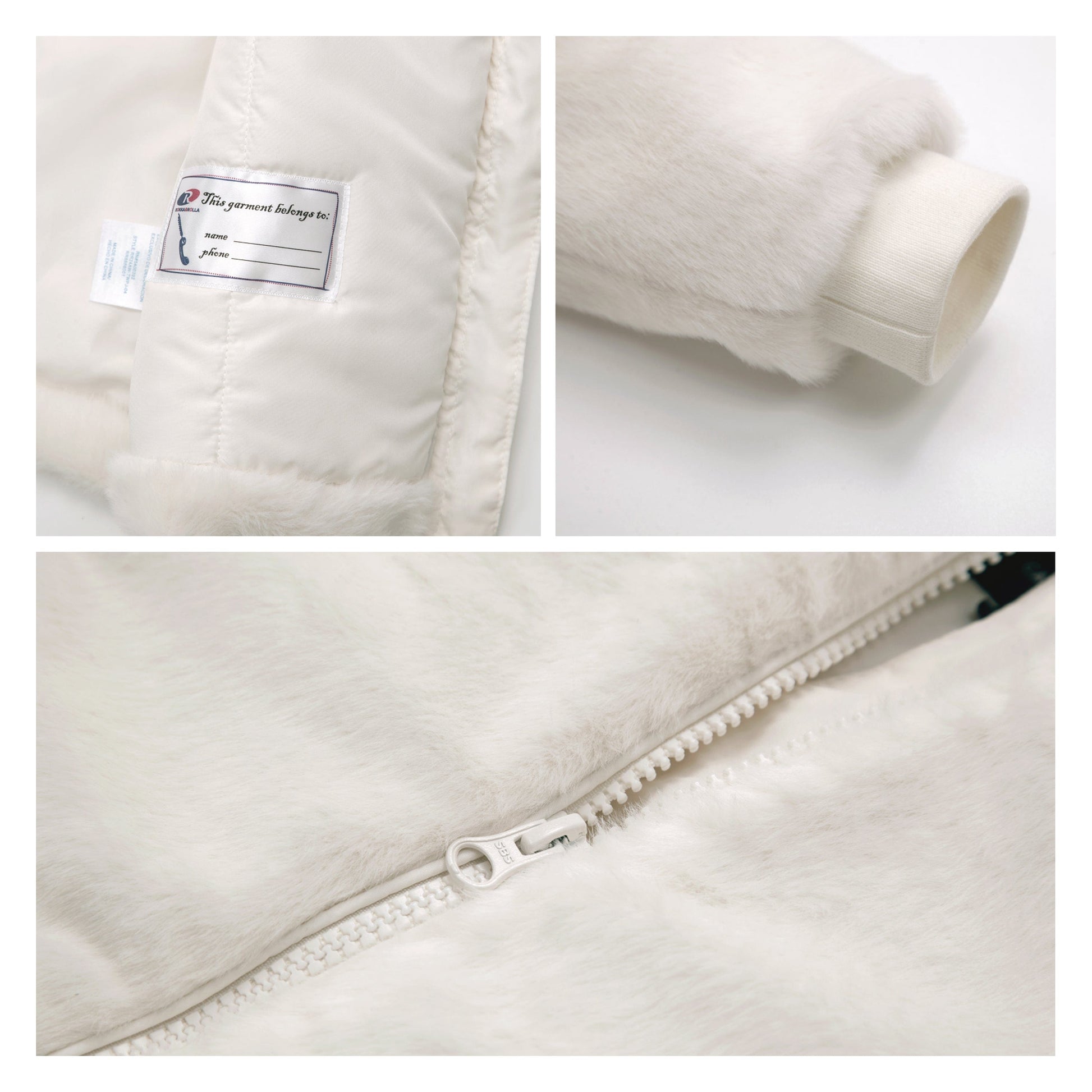 Rokka&Rolla Toddler Girls' Fuzzy Mini Fur Jacket Winter Puffer Coat (2T-5T) Coats & Jackets Rokka & Rolla