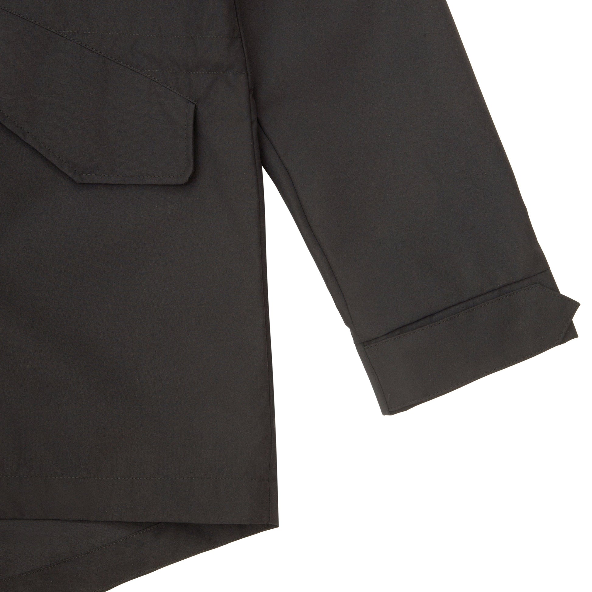 Rokka&Rolla Women's Water-Resistant Anorak Hooded Windbreaker Rain Jacket Transitional Trench Coat - Black Coats & Jackets Rokka&Rolla