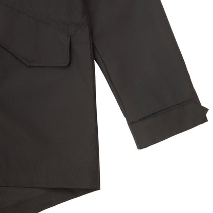 Rokka&Rolla Women's Water-Resistant Anorak Hooded Windbreaker Rain Jacket Transitional Trench Coat - Black Coats & Jackets Rokka&Rolla