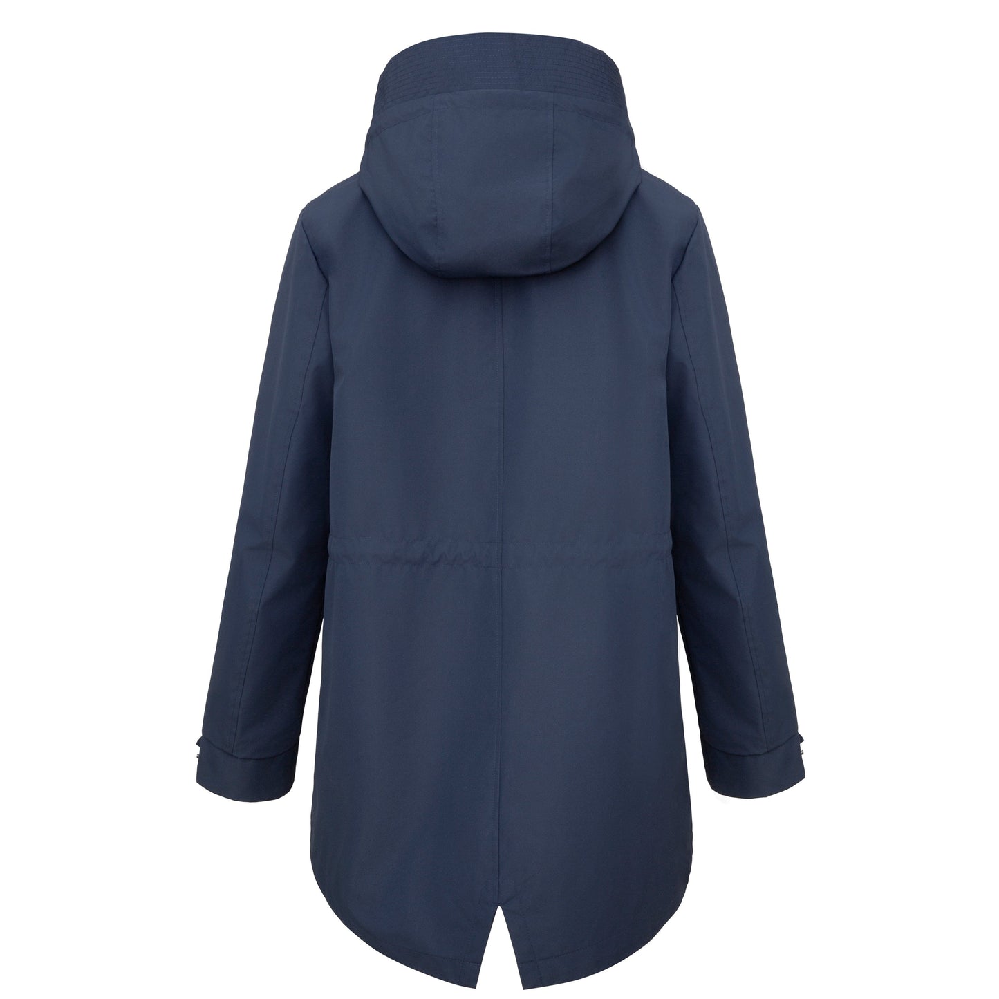 Rokka&Rolla Women's Water-Resistant Anorak Hooded Windbreaker Rain Jacket Transitional Trench Coat - Navy Coats & Jackets Rokka&Rolla