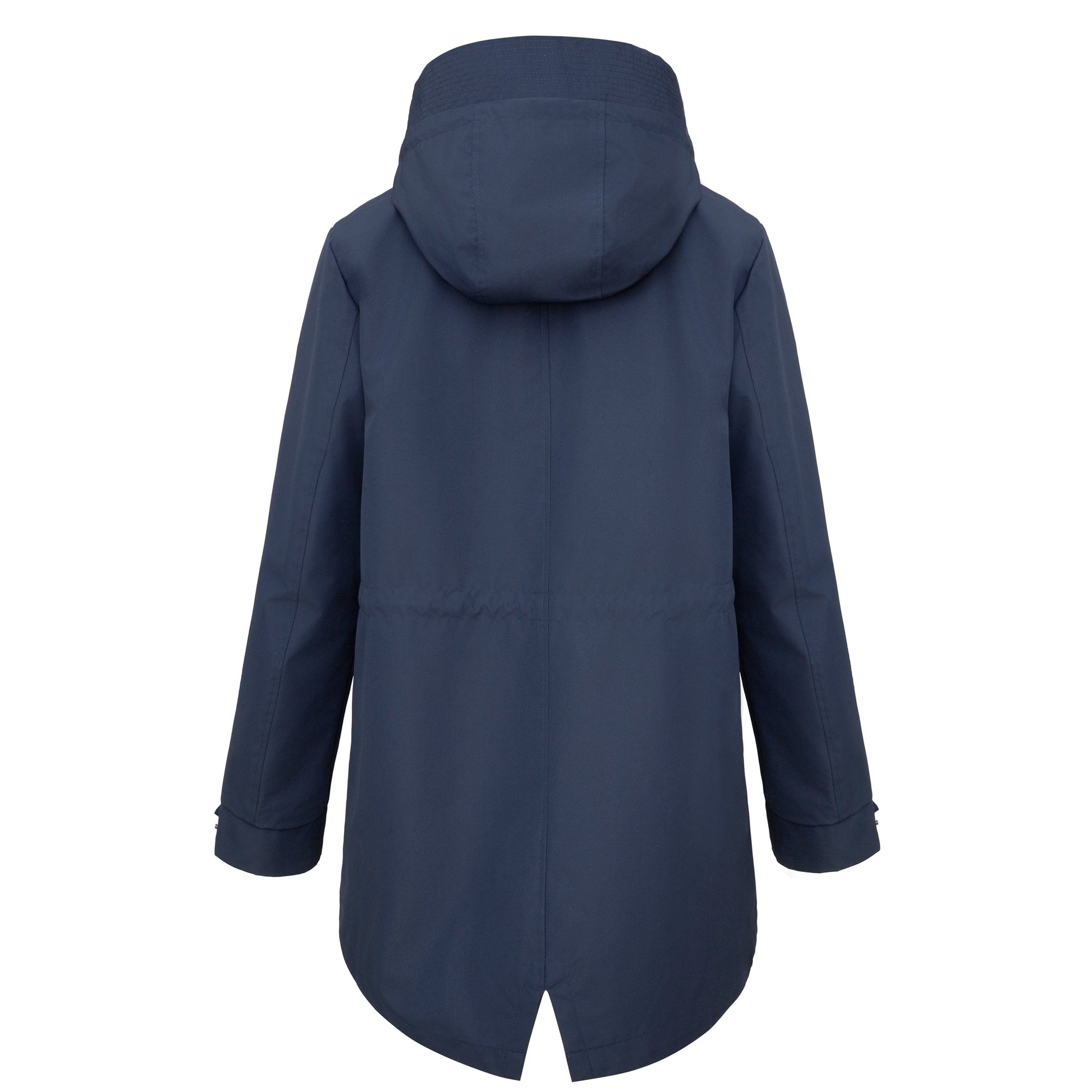 Rokka&Rolla Women's Water-Resistant Anorak Hooded Windbreaker Rain Jacket Transitional Trench Coat - Navy Coats & Jackets Rokka&Rolla