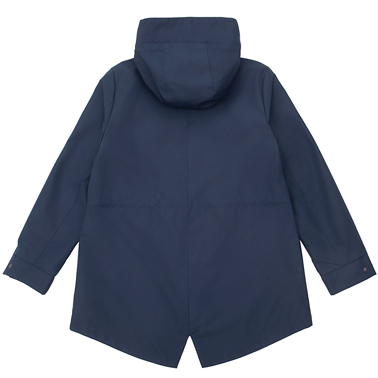 Rokka&Rolla Women's Water-Resistant Anorak Hooded Windbreaker Rain Jacket Transitional Trench Coat - Navy Coats & Jackets Rokka&Rolla