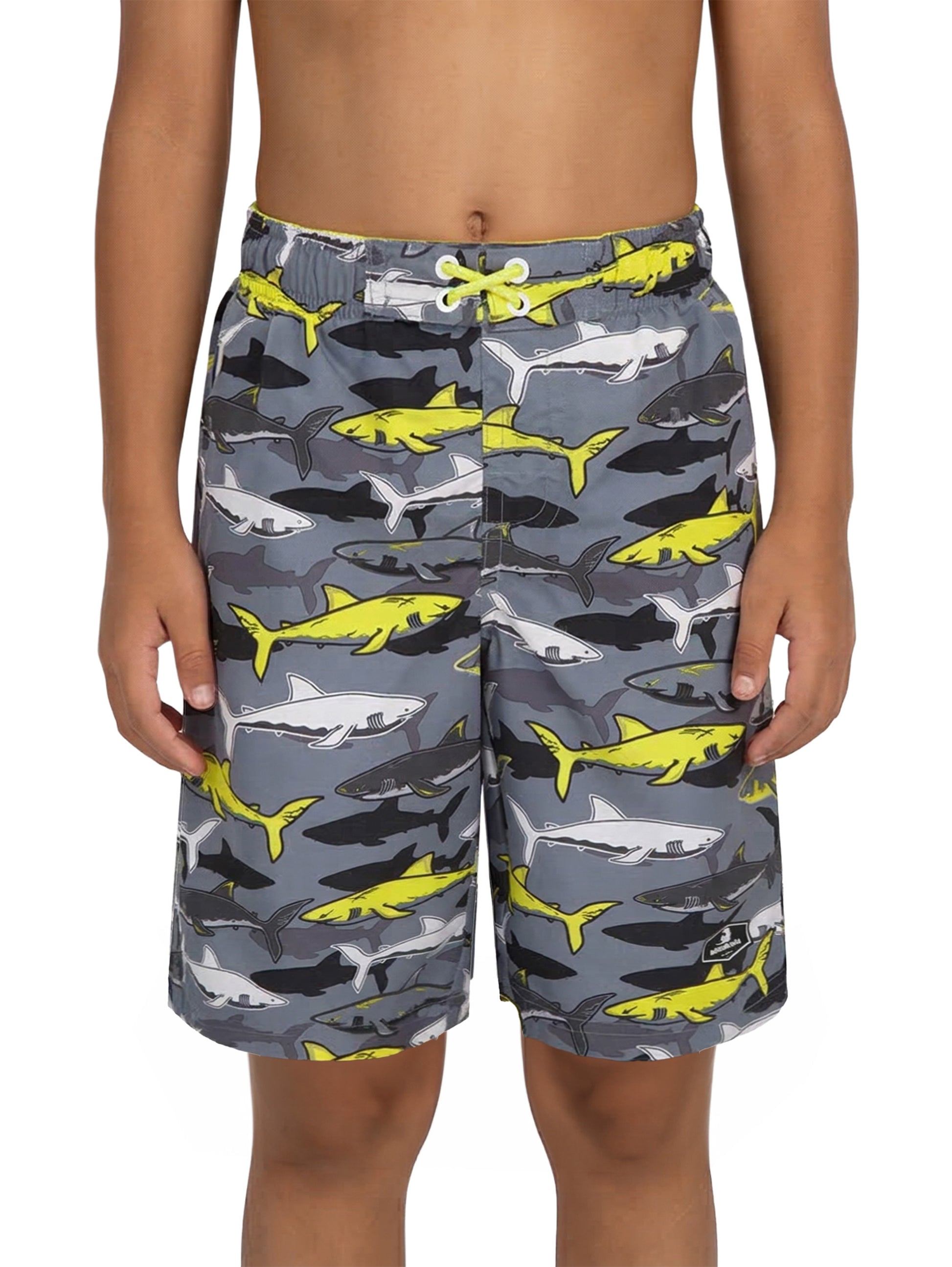Boys' Quick Dry Mesh Lined Swim Trunks - Rokka&Rolla