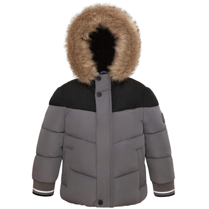 Toddler Boys' Heavy Coat Coats & Jackets 2T / Grey Rokka & Rolla