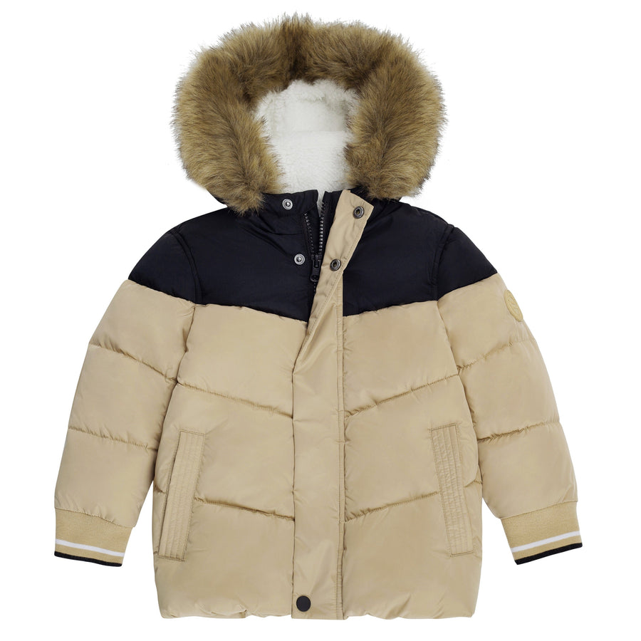 Toddler Boys' Heavy Coat Coats & Jackets 2T / Khaki Rokka & Rolla