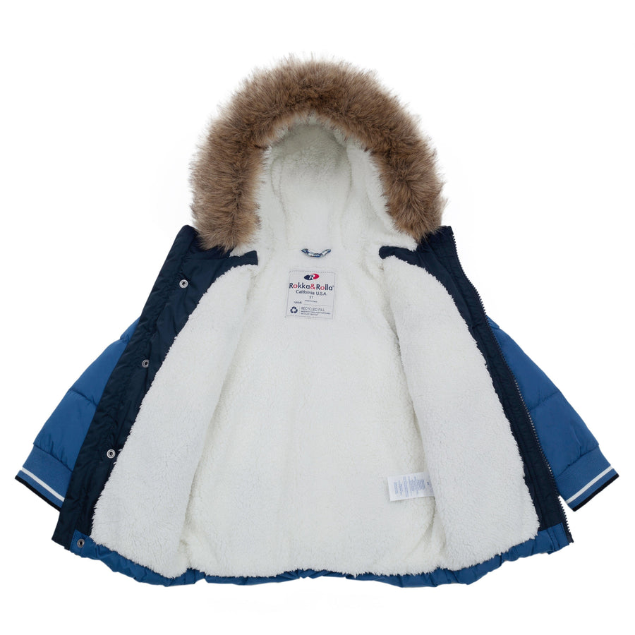 Toddler Boys' Heavy Coat Coats & Jackets Rokka & Rolla