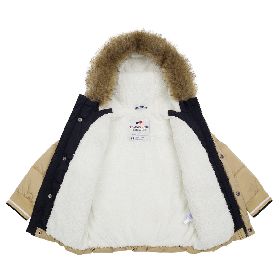 Toddler Boys' Heavy Coat Coats & Jackets Rokka & Rolla