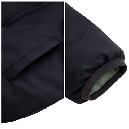 Toddler Boys' Reversible Lightweight Hooded Puffer Jacket - Green/Black Baby & Toddler Outerwear Rokka&Rolla