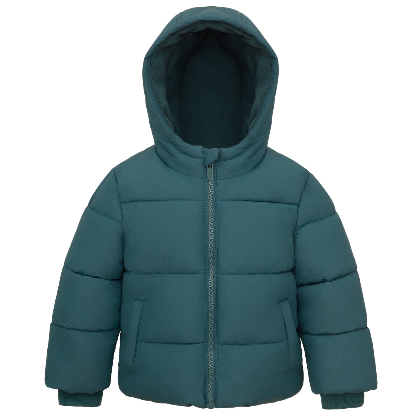 Toddler Boys' Water-Resistant Fleece Lined Ripstop Puffer Jacket Forest Pine / 2T Rokka&Rolla