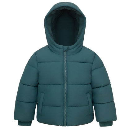 Toddler Boys' Water-Resistant Fleece Lined Ripstop Puffer Jacket Forest Pine / 2T Rokka&Rolla