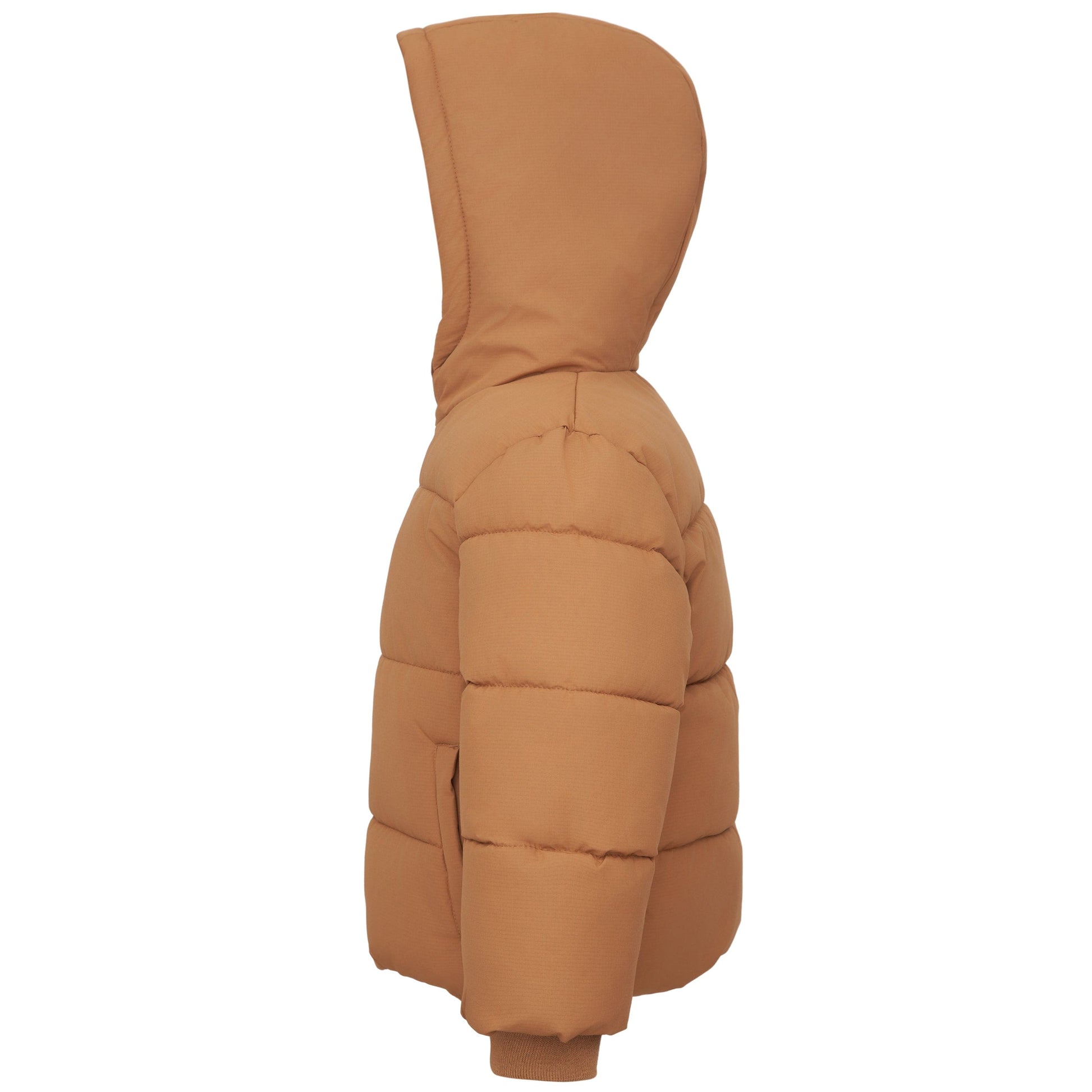 Toddler Boys' Water-Resistant Fleece Lined Ripstop Puffer Jacket Rokka&Rolla