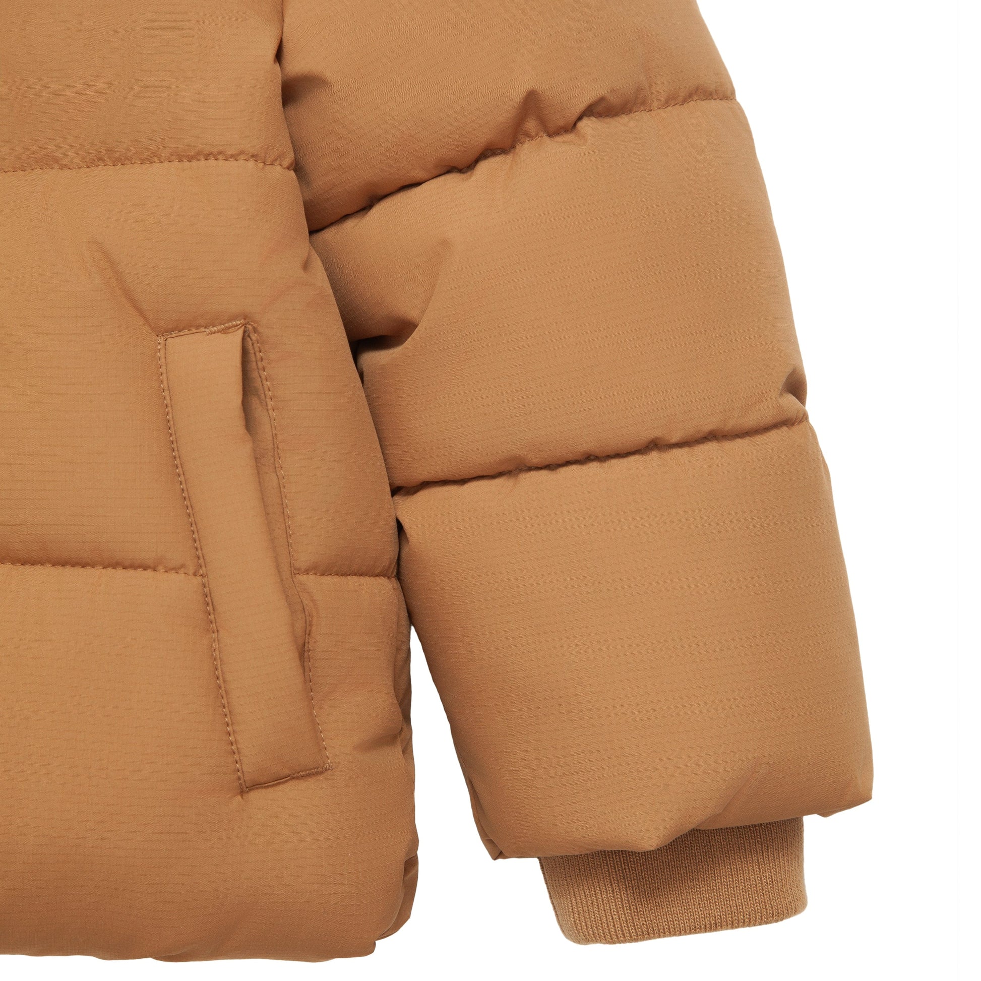 Toddler Boys' Water-Resistant Fleece Lined Ripstop Puffer Jacket Rokka&Rolla