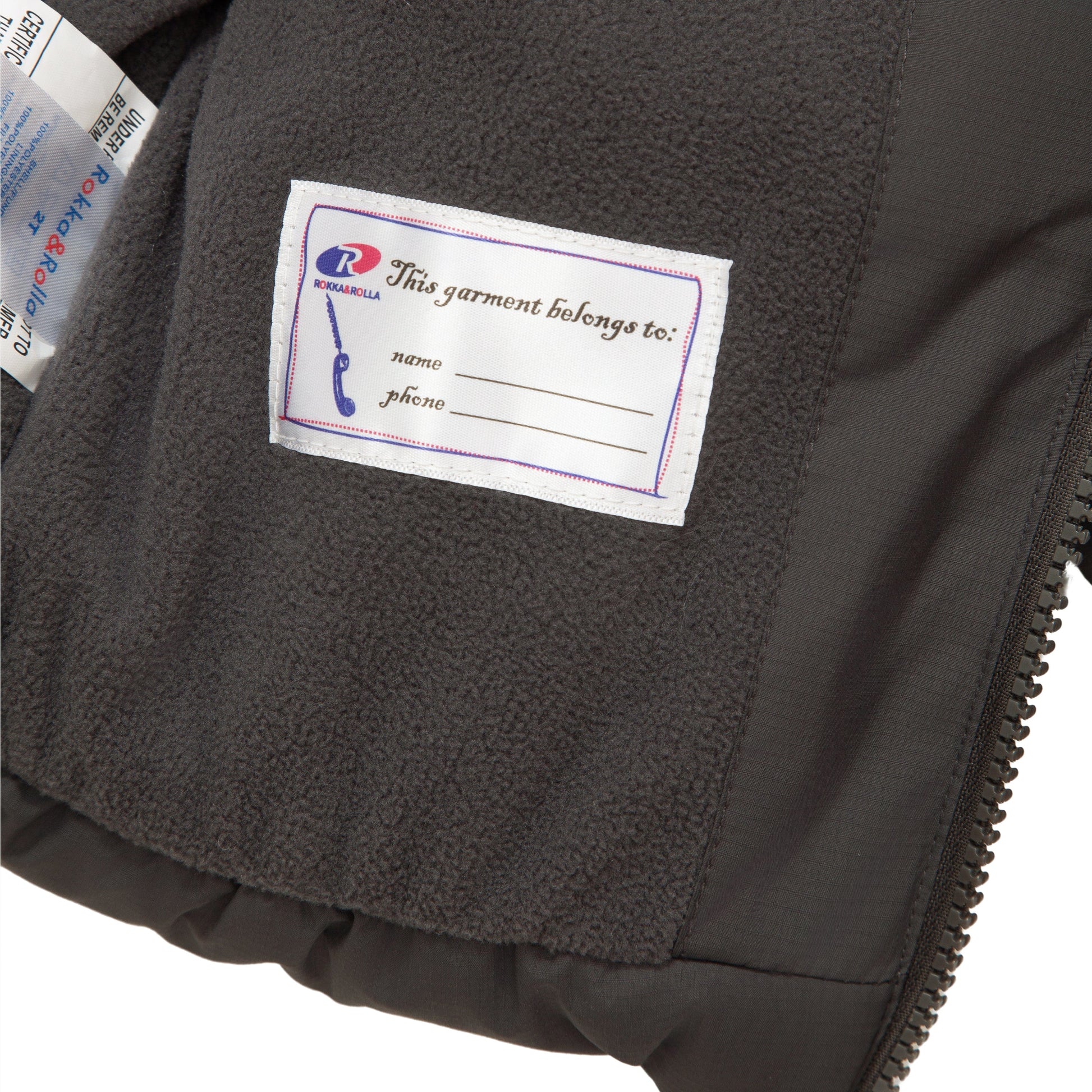 Toddler Boys' Water-Resistant Fleece Lined Ripstop Puffer Jacket Rokka&Rolla