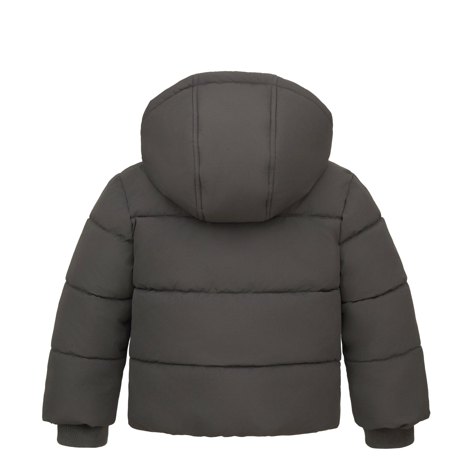 Toddler Boys' Water-Resistant Fleece Lined Ripstop Puffer Jacket Rokka&Rolla