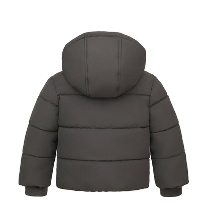 Toddler Boys' Water-Resistant Fleece Lined Ripstop Puffer Jacket Rokka&Rolla