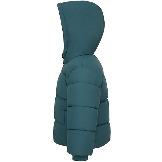 Toddler Boys' Water-Resistant Fleece Lined Ripstop Puffer Jacket Rokka&Rolla