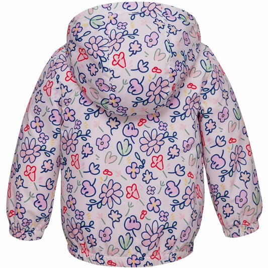 Toddler Gils' Cozy Comfort Full Zip Hooded Fleece Lined Lightweight Jacket Coats & Jackets Rokka & Rolla