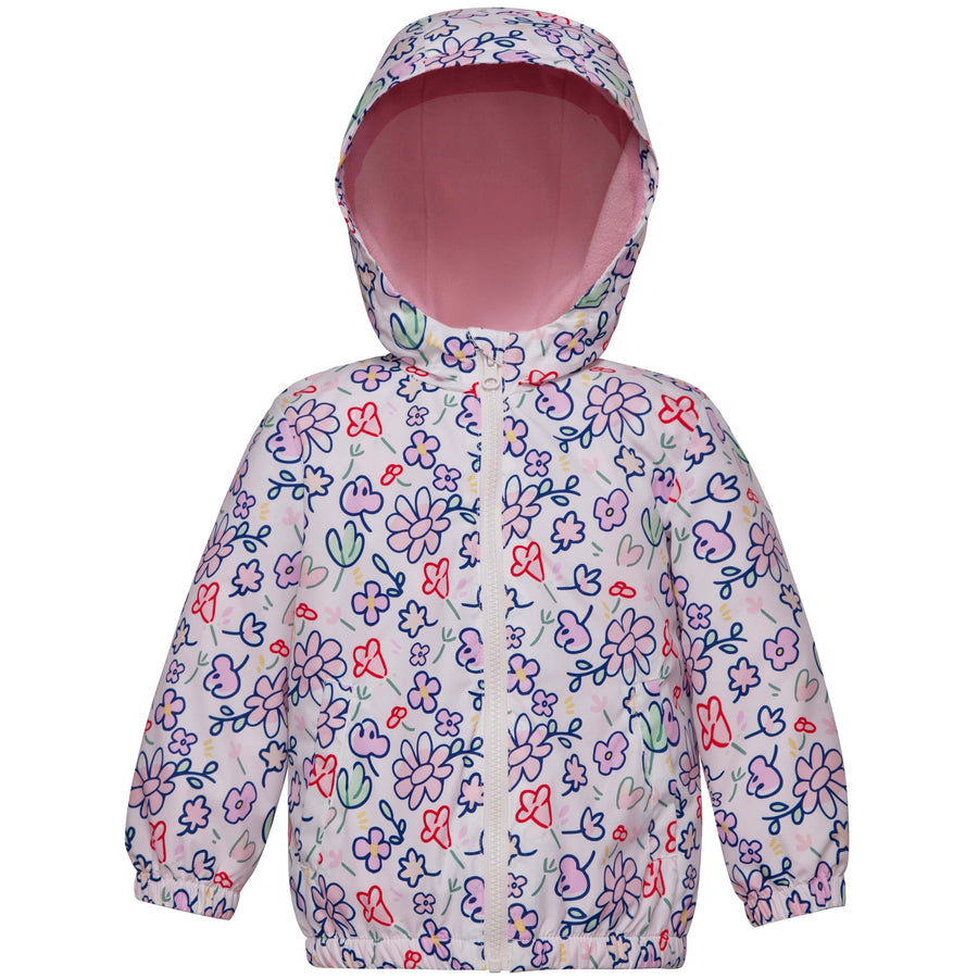 Toddler Gils' Cozy Comfort Full Zip Hooded Fleece Lined Lightweight Jacket Coats & Jackets Rokka & Rolla