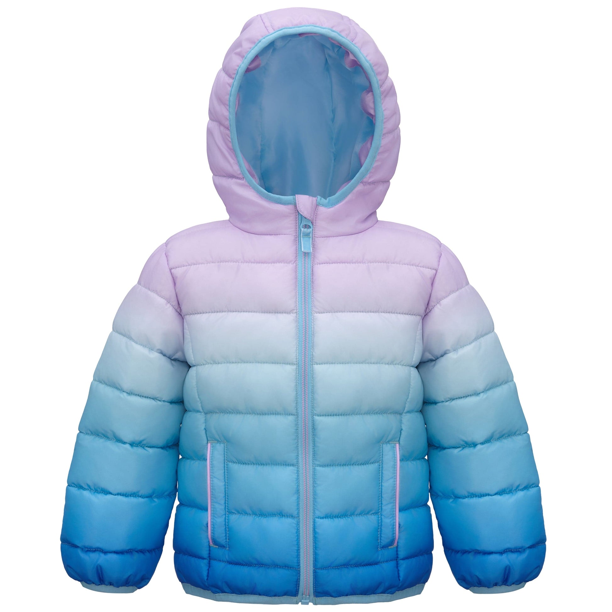 Toddler Girls' Lightweight Puffer Jacket Baby & Toddler Outerwear 2T / Glacier Mist Rokka & Rolla