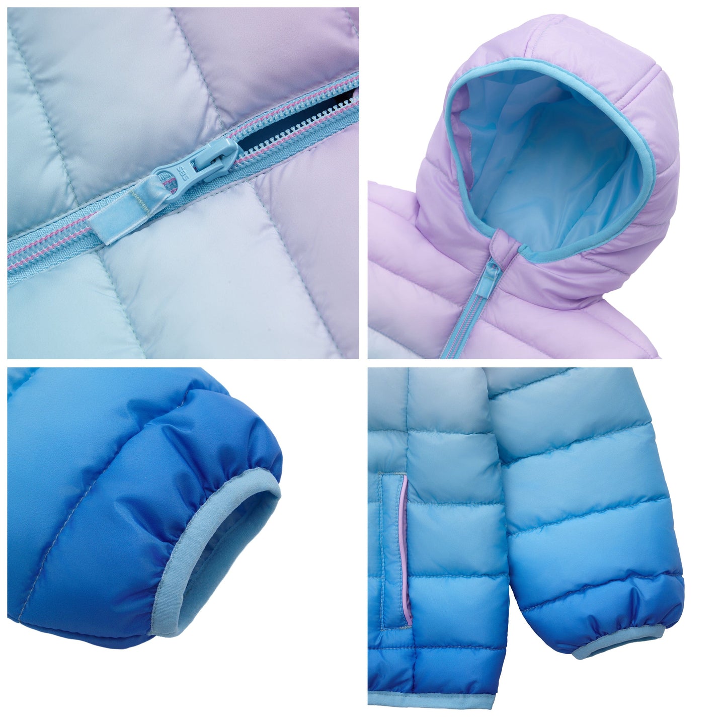 Toddler Girls' Lightweight Puffer Jacket Baby & Toddler Outerwear Rokka & Rolla