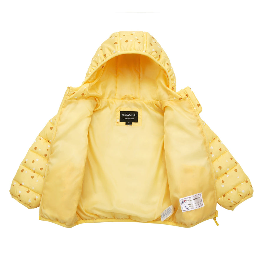 Toddler Girls' Lightweight Puffer Jacket Baby & Toddler Outerwear Rokka & Rolla
