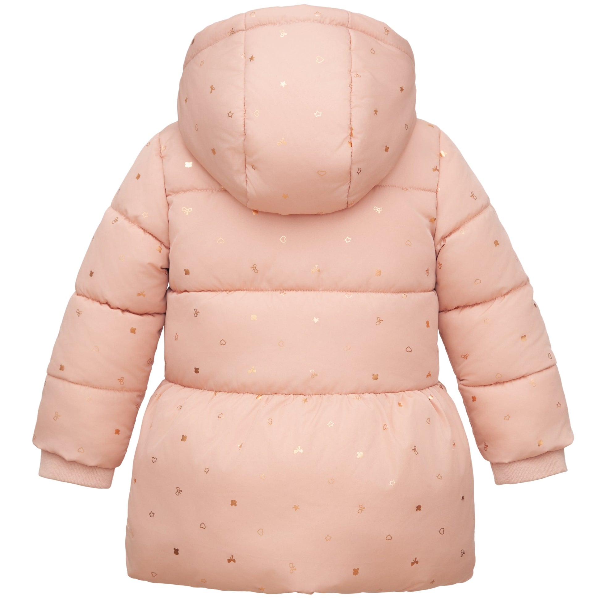 Toddler Girls' Soft Faux Mini-Fur Lined Puffer Jacket Winter Coat Rokka&Rolla