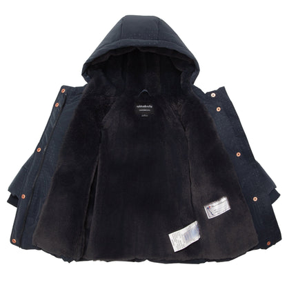 Toddler Girls' Soft Faux Mini-Fur Lined Puffer Jacket Winter Coat Rokka&Rolla