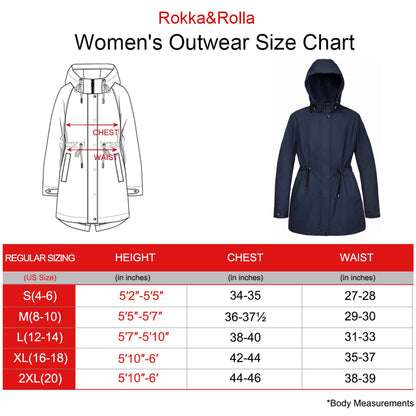 Women's Deluxe Lightweight Military Safari Anorak Coats & Jackets Rokka & Rolla
