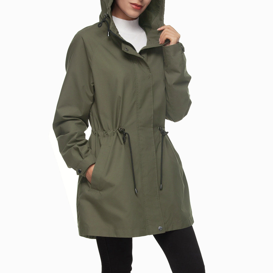 Women s Water Resistant Anorak Hooded Rain Jacket Trench Coat Rokka women-s-water-resistant-anorak-hooded-rain-jacket-trench-coat-rokka