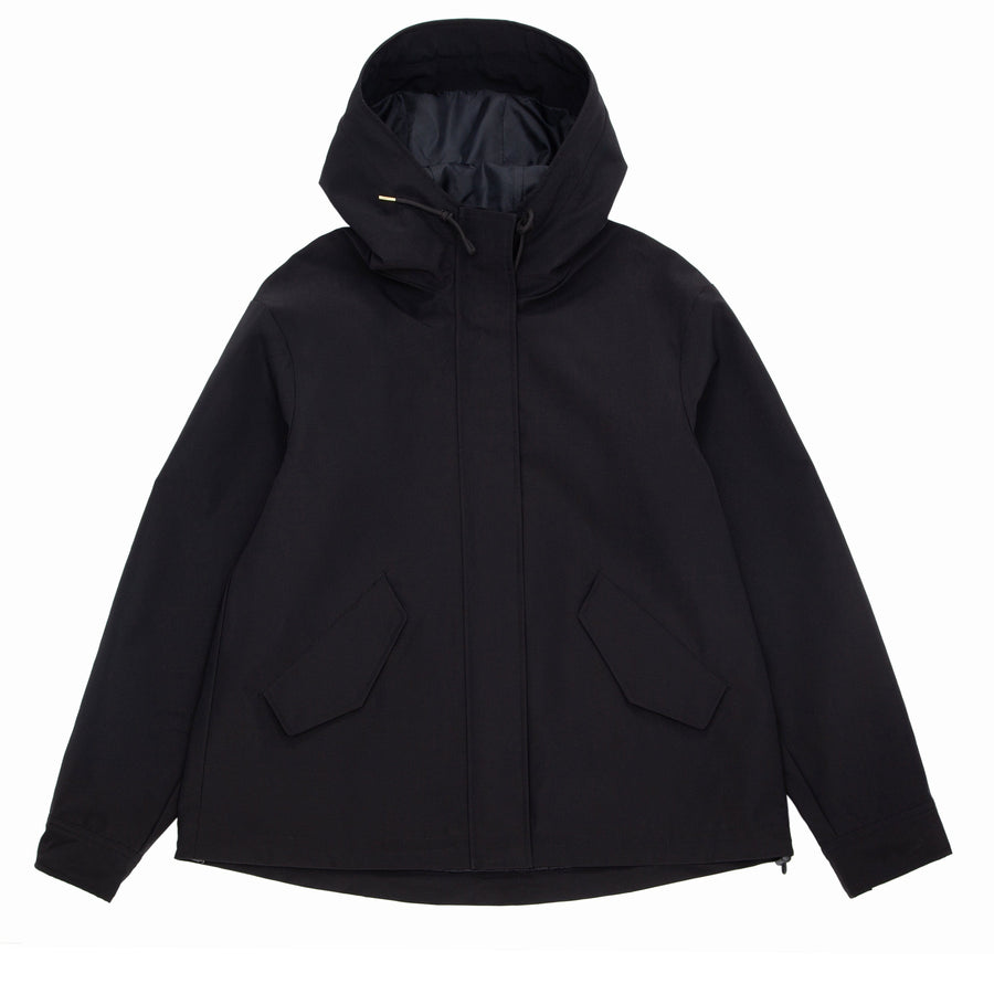 Women's Deluxe Water-Resistant Windbreaker Coats & Jackets S (4-6) / Black Rokka & Rolla