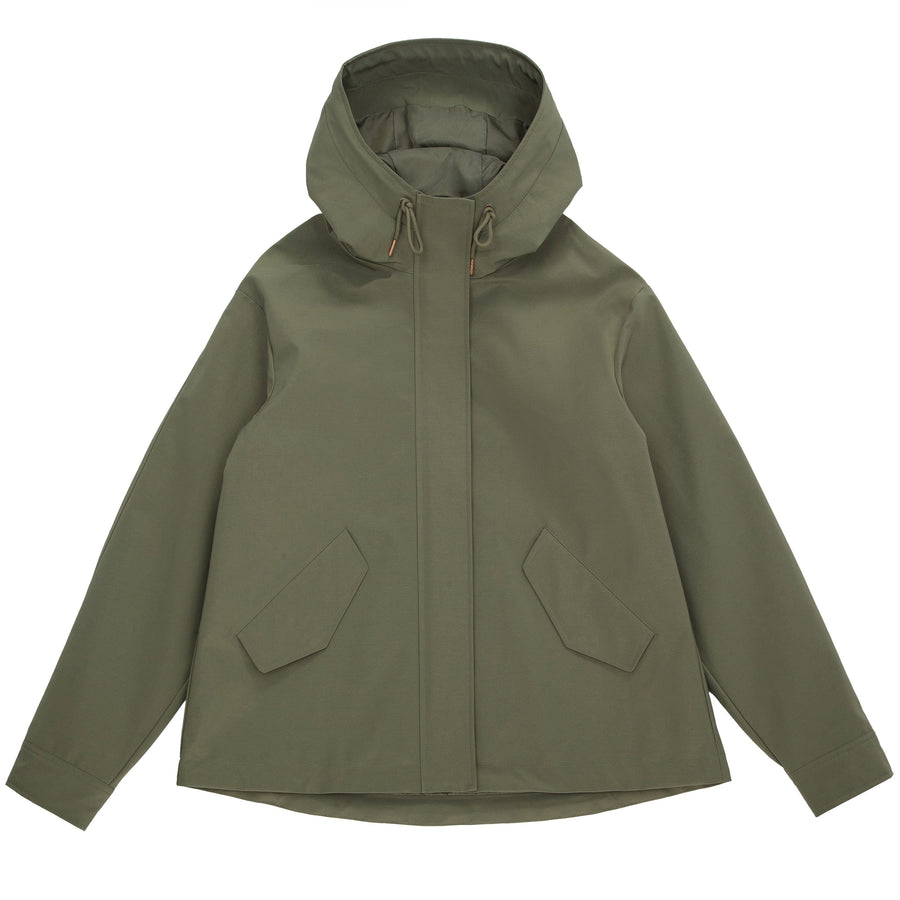 Women's Deluxe Water-Resistant Windbreaker Coats & Jackets S (4-6) / Olive Rokka & Rolla