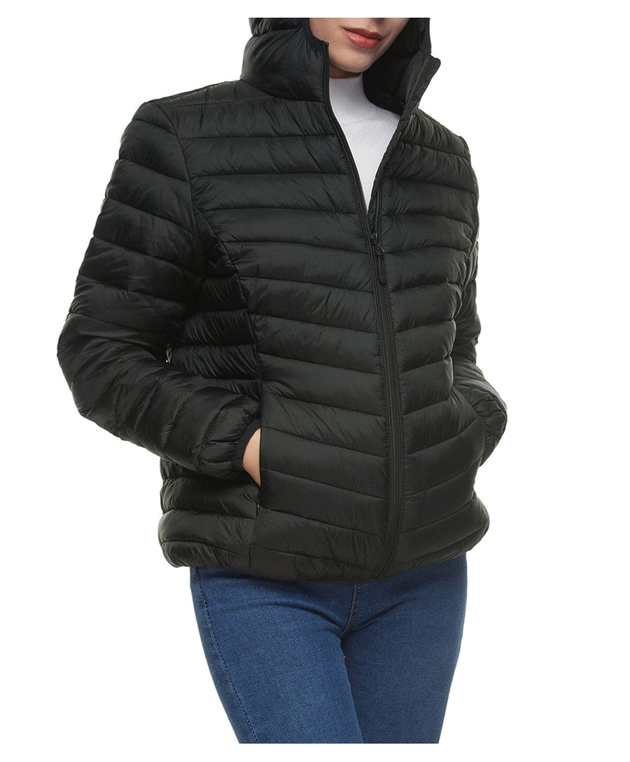 Women's Lightweight Packable Puffer Jacket Winter Coat Coats & Jackets Rokka & Rolla