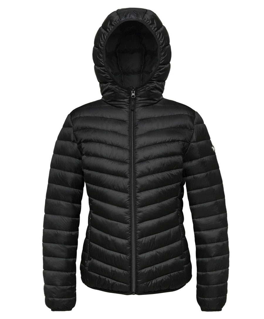 Women's Lightweight Packable Puffer Jacket Winter Coat Coats & Jackets S/CH / Black Rokka & Rolla