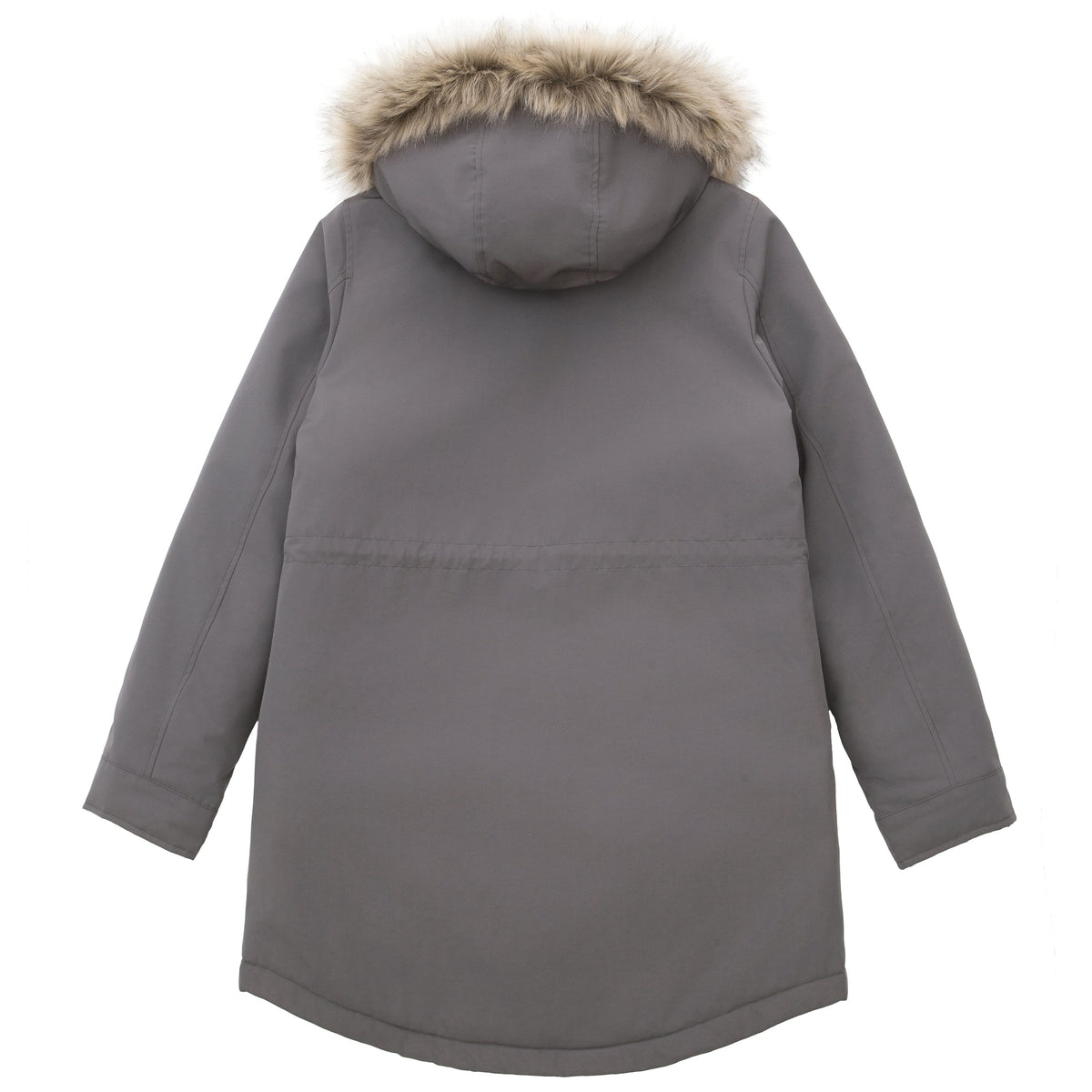 Women's Lightweight Parka Jacket with Faux Fur Hood Coats & Jackets Rokka & Rolla