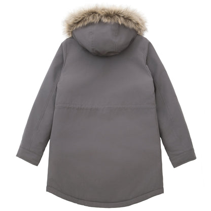 Women's Lightweight Parka Jacket with Faux Fur Hood Coats & Jackets Rokka & Rolla