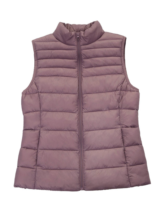 Women's Lightweight Puffer Vest Vests S / Mauve Rokka & Rolla